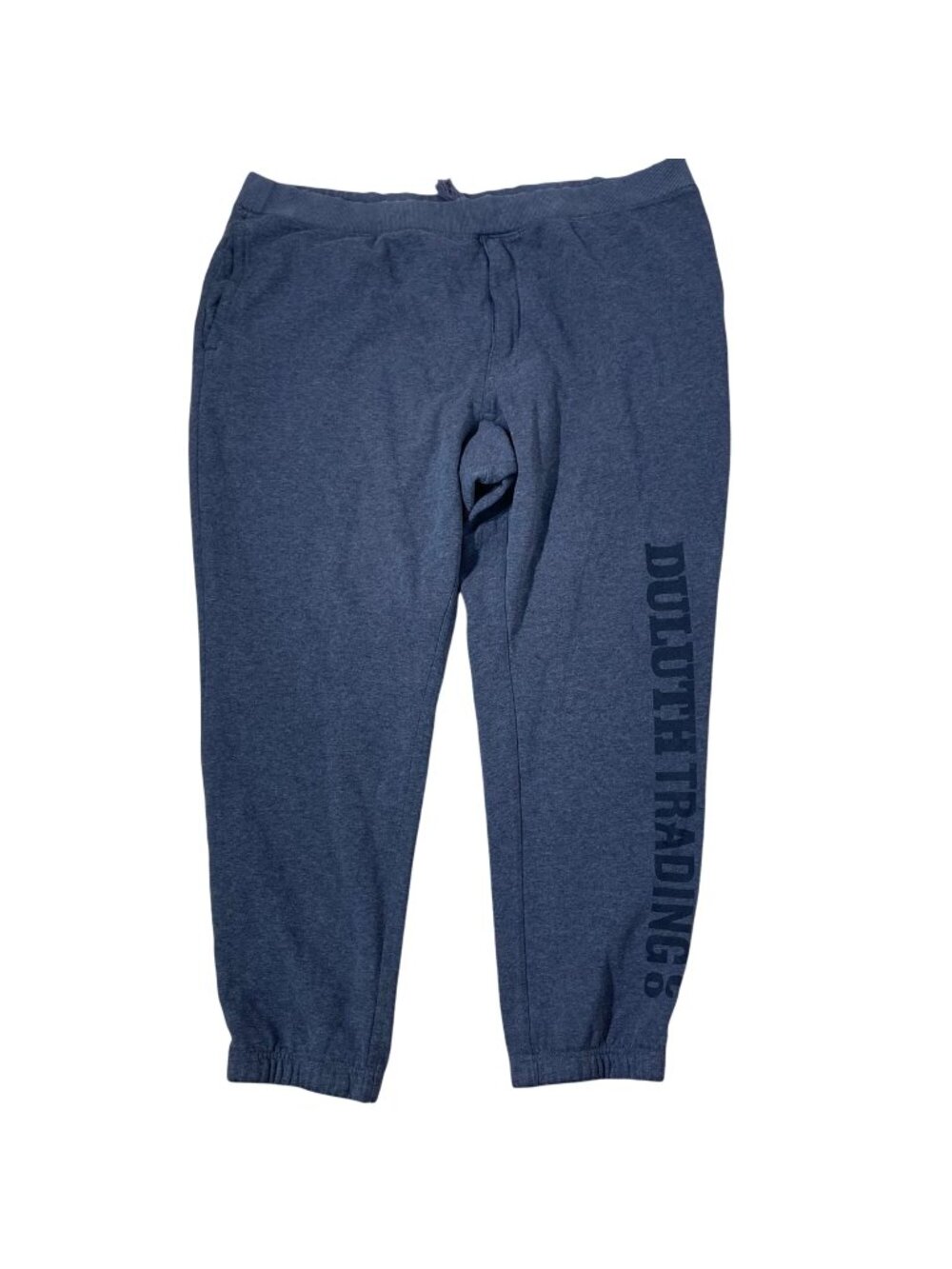 Duluth Trading Co Men's Fleece Logo Jogger Sweatpants Gray Sz 2XL x 30